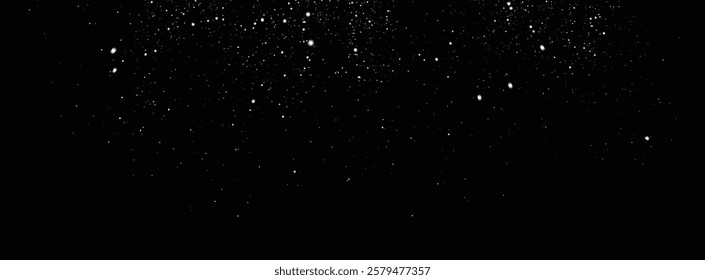 Snowflakes snow background. Vector snow falling snowflakes background illustration