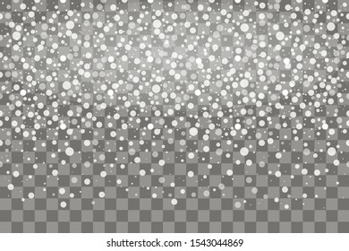 Snowflakes, snow background. Vector illustration