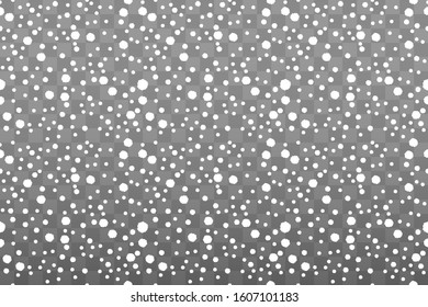 Snowflakes, snow background. Vector illustration in flat design