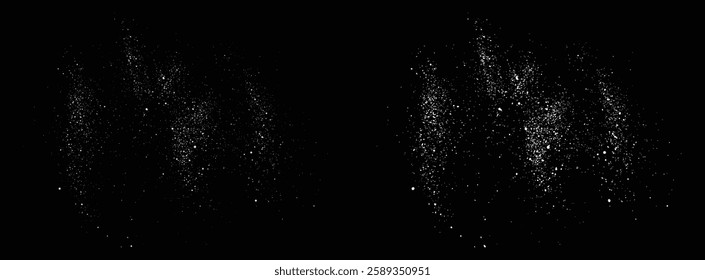 Snowflakes snow background. Vector winter snowflakes texture background