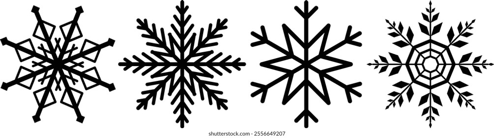 Snowflakes Snow Icons Snowflake pattern Frozen Snowflake Snow Symbol