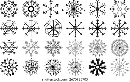 Snowflakes and Snow Winter Collection – Snowflake Icons, Patterns, Backgrounds, and Designs Snowflakes Winter Collection – Icons, Patterns, Backgrounds, Vectors, and Snow Designs