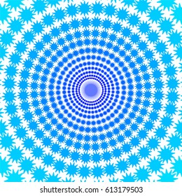 Snowflakes , stars pattern background