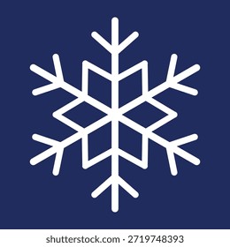 Plantilla de copos de nieve. Icono de Vector de copo de nieve. Copos de nieve cristales de hielo blanco sobre fondo oscuro. Navidades logo dibujo a mano. Navidades Colección de copo de nieve de invierno. Decoración de temporada. Símbolo del invierno.