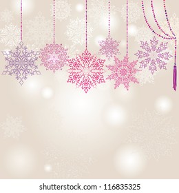 snowflakes vector background