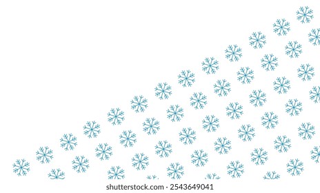 Copos de nieve Vector azul. Copos de nieve del año Nuevo, copos de nieve de las Navidades
