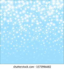 Snowflakes vector. Christmas background. Beauteous winter silver snowflake overlay template.