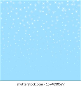 Snowflakes vector. Christmas background. Beauteous winter silver snowflake overlay template.