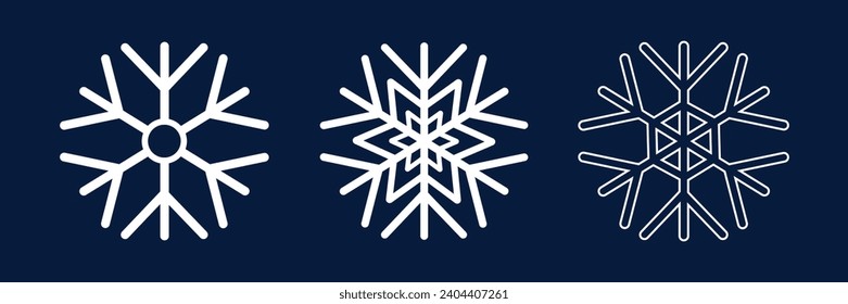 Snowflakes vector design, illustration of an background with snowflakes