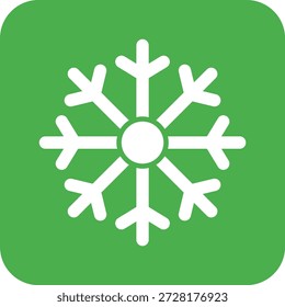Ilustração de design de ícone de vetor de flocos de neve