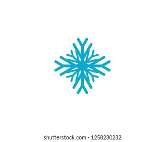 Snowflakes vector icon illustration