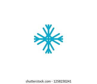 Snowflakes vector icon illustration
