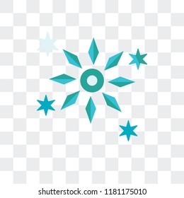 Snowflakes vector icon isolated on transparent background, Snowflakes logo concept
