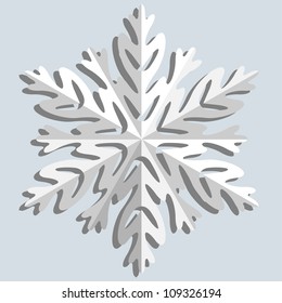 Schneeflocken. Vektorgrafik.