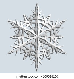 Schneeflocken. Vektorgrafik.