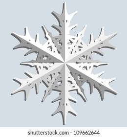 Snowflakes. Vector illustration.