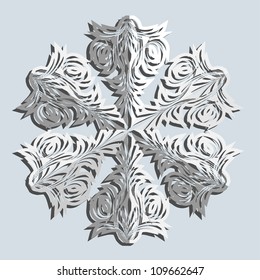 Snowflakes. Vector illustration.