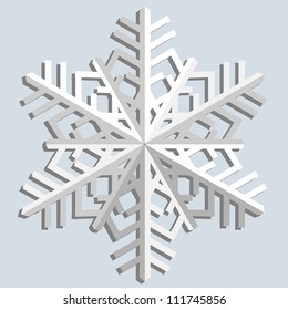 Snowflakes. Vector illustration.