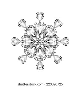 Snowflakes. Vector illustration