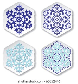 Snowflakes. Vector illustration.