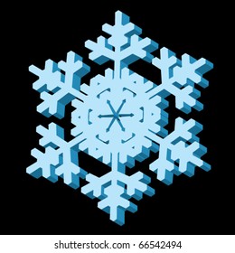 Snowflakes. Vector illustration.