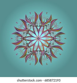 Snowflakes. Vector illustration. Background. Holiday design for Christmas and New Year fashion prints. Vector illustration. Christmas background with snowflakes abstract background.