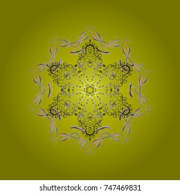 Snowflakes Vector illustration. Decoration winter snow icons. Vector christmas abstract colorful background with falling snowflake.