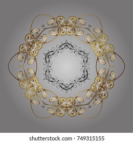 Snowflakes Vector illustration. Decoration winter snow icons. Vector christmas abstract colorful background with falling snowflake.