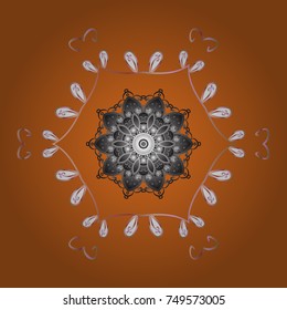 Snowflakes Vector illustration. Decoration winter snow icons. Vector christmas abstract colorful background with falling snowflake.
