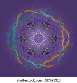 Snowflakes. Vector illustration. Holiday design for Christmas and New Year fashion prints. Christmas pattern with snowflakes abstract background. Background.
