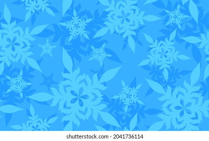 Patrón sin fisuras del vector Snowflakes. Antecedentes de Navidad y Año Nuevo