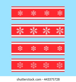Snowflakes. Vector set.