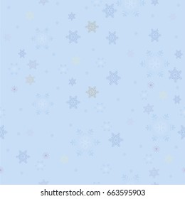 Snowflakes wallpaper.vector illustration