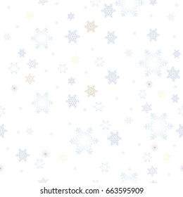 Snowflakes wallpaper.vector illustration