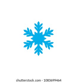 Snowflakes weather icon template