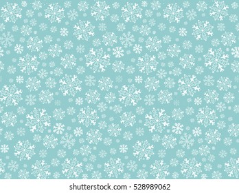 Snowflakes winter background. Christmas seamless pattern. 