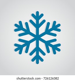 Snowflakes. Winter Holidays. 