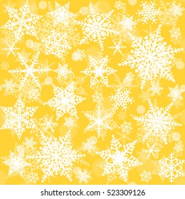 Snowflakes. Winter Holidays Decoration. Vector set. background. Holiday greeting background with snowflake. seamless
