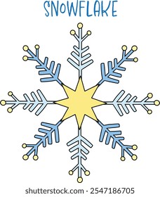 Snowflakes, winter, pastel colors, various styles