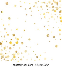 Snowflakes. Winter pattern with new year  snowflakes in minimalist style. Christmas background for decoration brochures, covers. Vector holiday texture.
