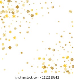 Snowflakes. Winter pattern with new year  snowflakes in minimalist style. Christmas background for decoration brochures, covers. Vector holiday texture.
