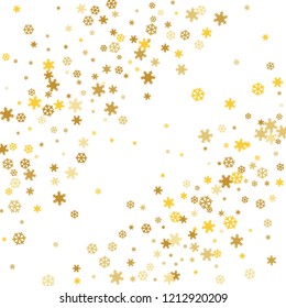 Snowflakes. Winter pattern with new year  snowflakes in minimalist style. Christmas background for decoration brochures, covers. Vector holiday texture.
