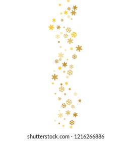 Snowflakes. Winter pattern with new year  snowflakes in minimalist style. Christmas background for decoration brochures, covers. Vector holiday texture.
