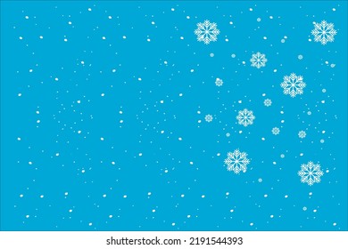Snowflakes. Winter season. Realistic falling snow with white snowflakes