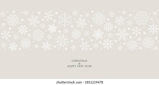 snowflakes winter seson vector pattern design 