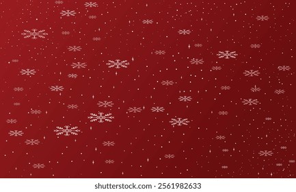 snowflakes of wintertime for Merry Christmas and Happy New Year seasonal greetings holiday background, White falling snowflakes, abstract landscape. Cold weather effect
