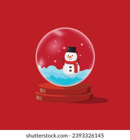 Snowboard con diseño de personaje de snowman