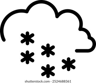 Schneelinie, Symbol, Vektorgrafik