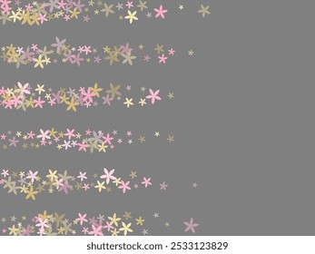 Diseño de Vector de flores minimalistas Snow-In-Summer. Hermosos Elementos de flores de prado aislados. Patrón de vacaciones Cinco De Mayo. Flores modernas Snow-In-Summer flor rústica. Floración de margaritas.