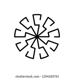 snowlake icon,logo template